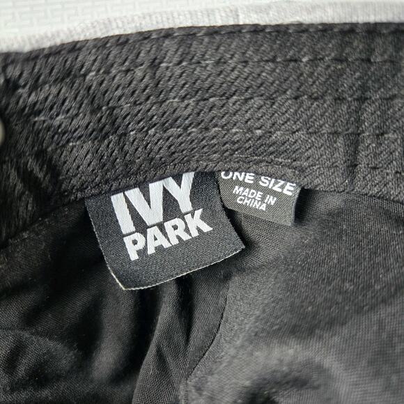Ivy Park Hat Cap Adults Unisex Logo Spell Out Gray Adjustable - Picture 8 of 8